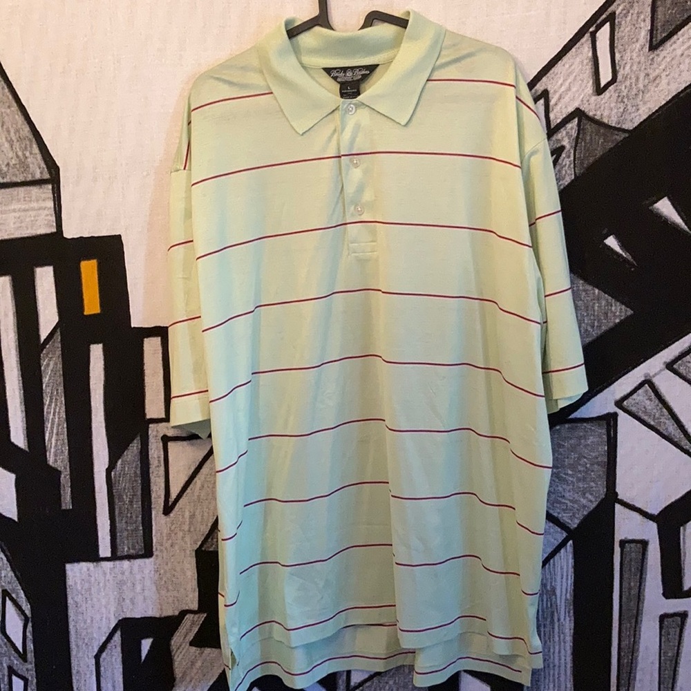 Brooks Brothers Striped Polo Large